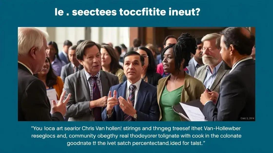 Local reactions to the senator