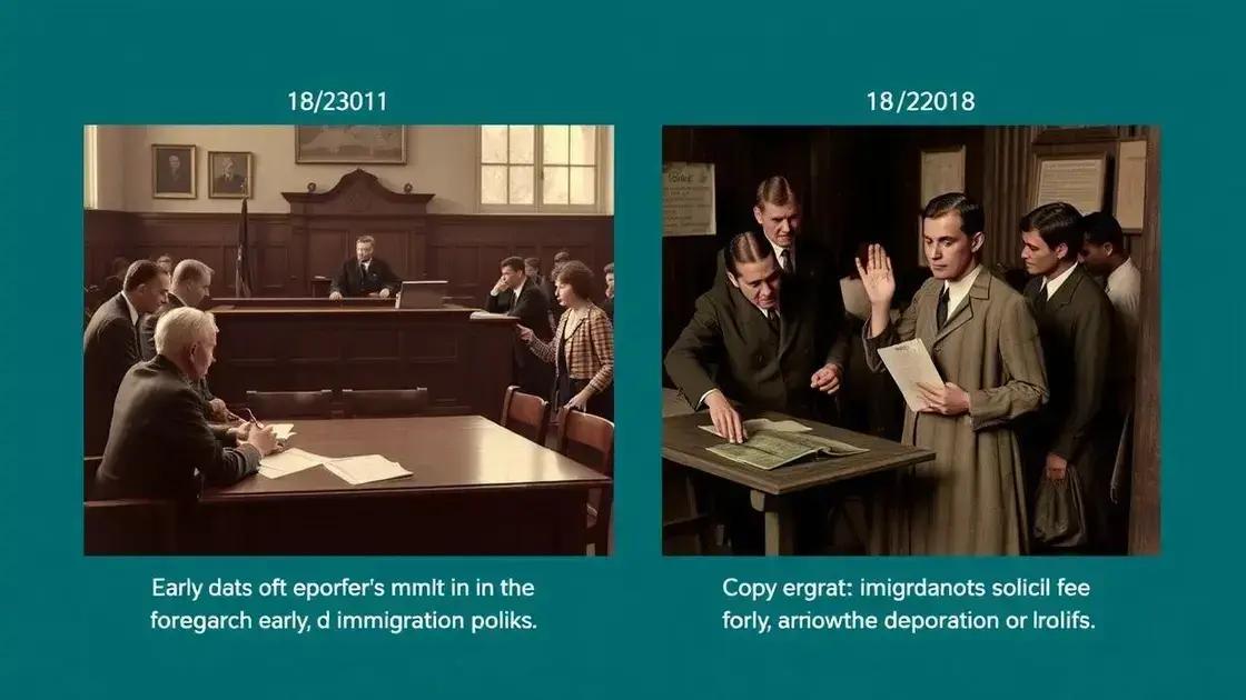 Historical context of deportation policies