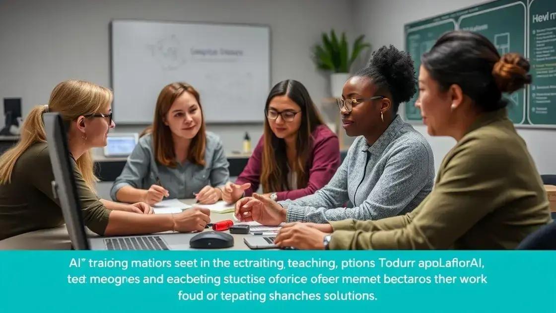 Benefits of AI training for teachers