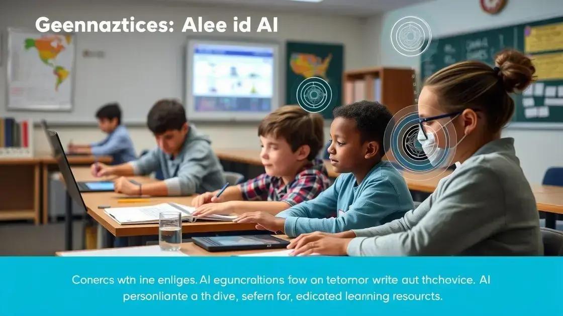 Benefits of generative AI in education