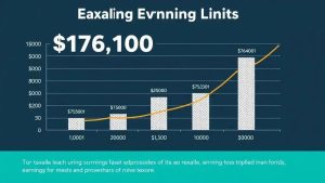 Maximum taxable earnings limit $176,100 explained