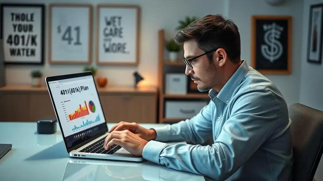 Monitoring and adjusting your 401(k) plan